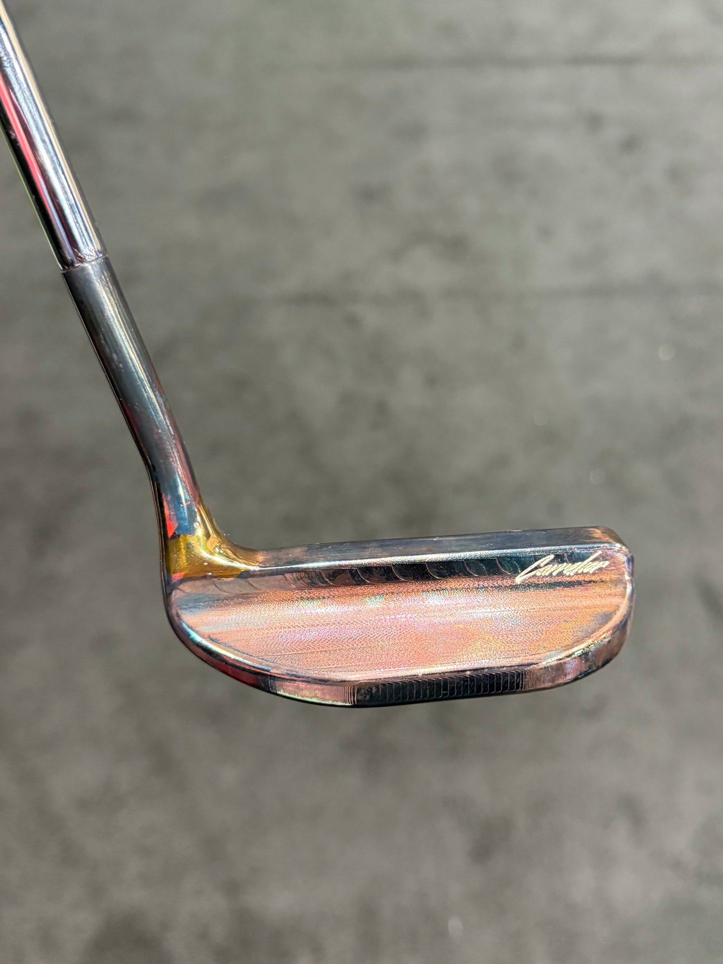 Carbon steel blade putter