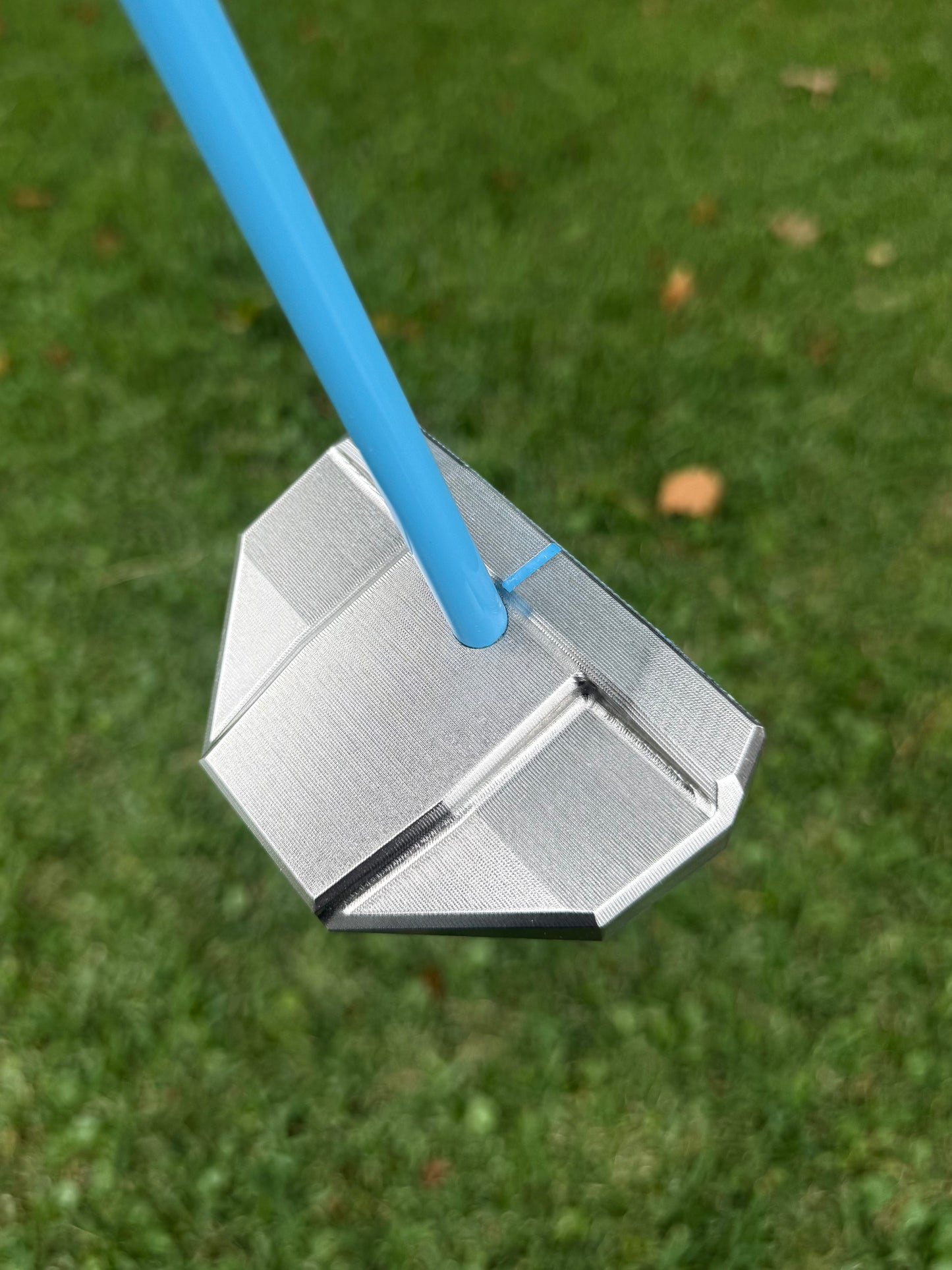 Stainless mallet putter
