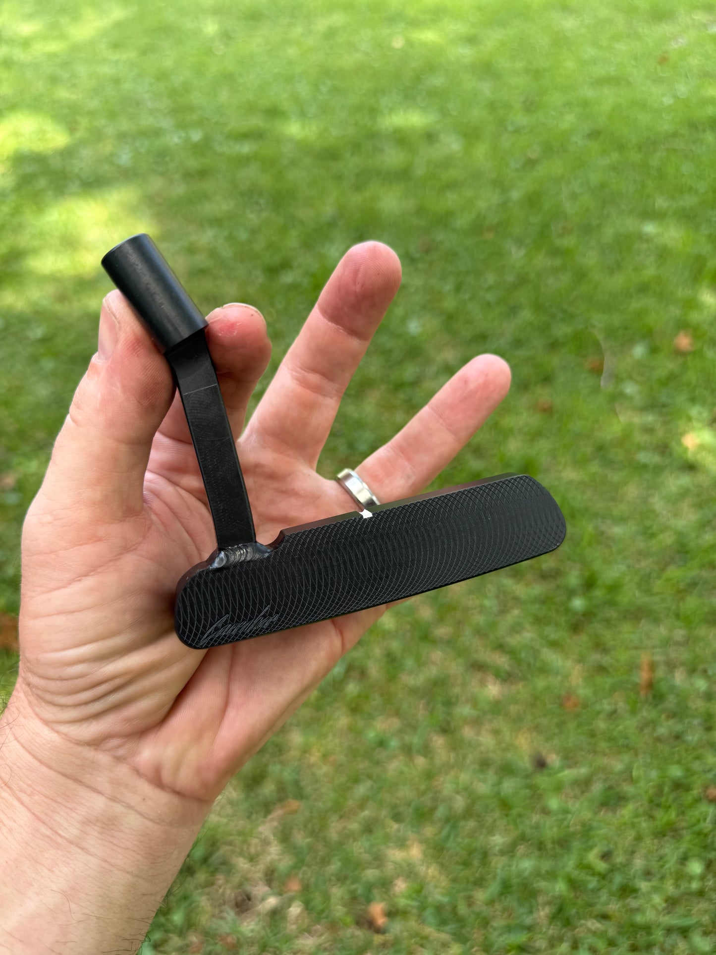 Carbon steel blade putter